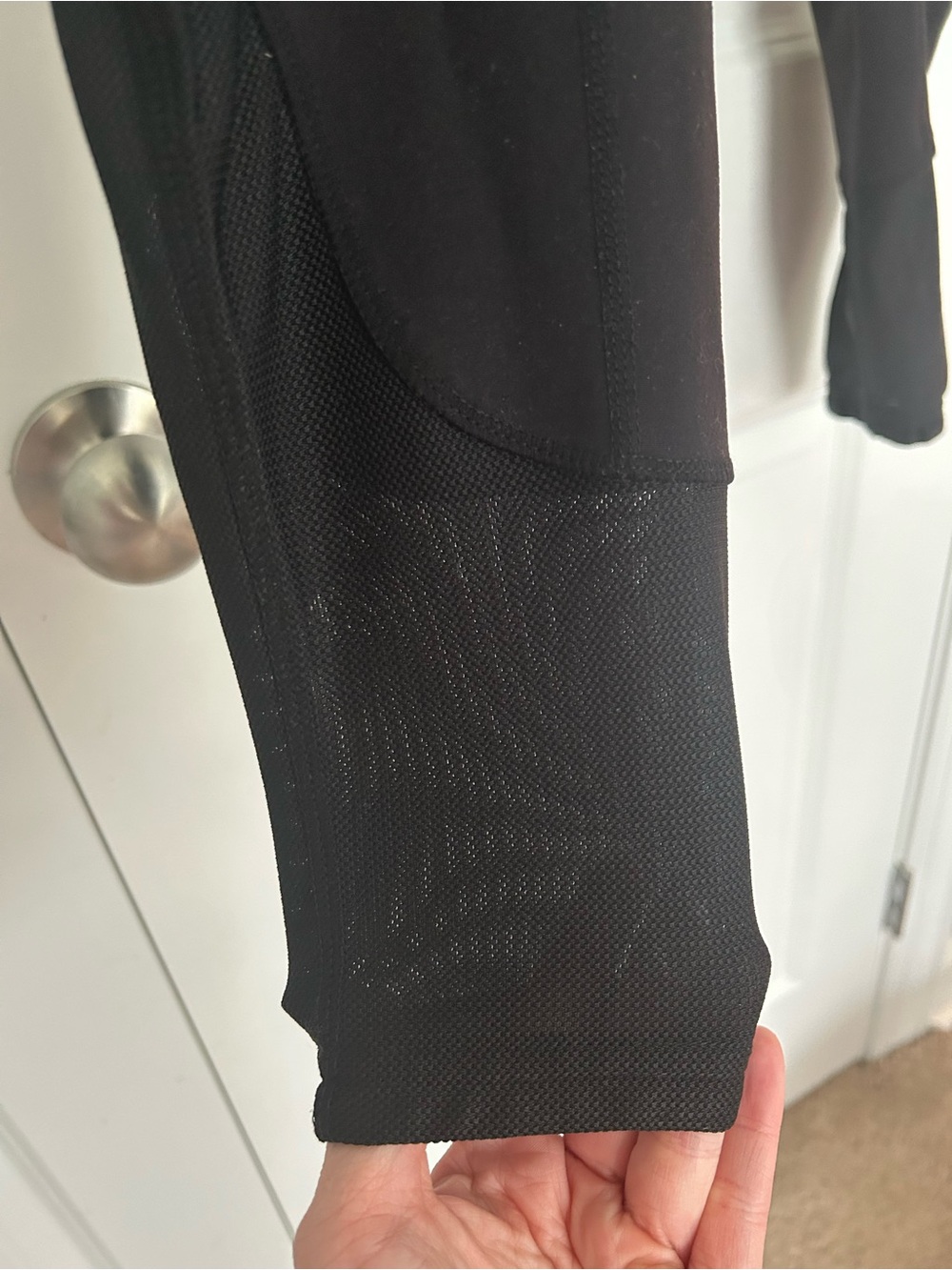 Horseware Ireland Black Riding Tights with Side Pockets - Picture 6 of 9